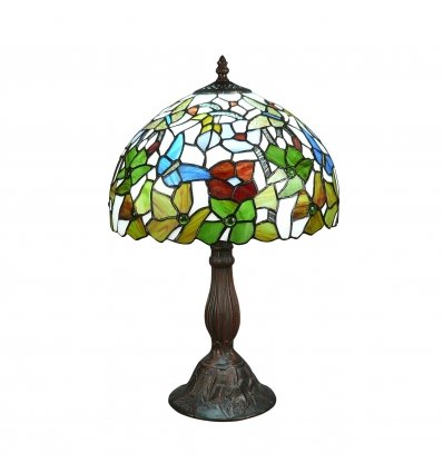 lampe de table tiffany papillons